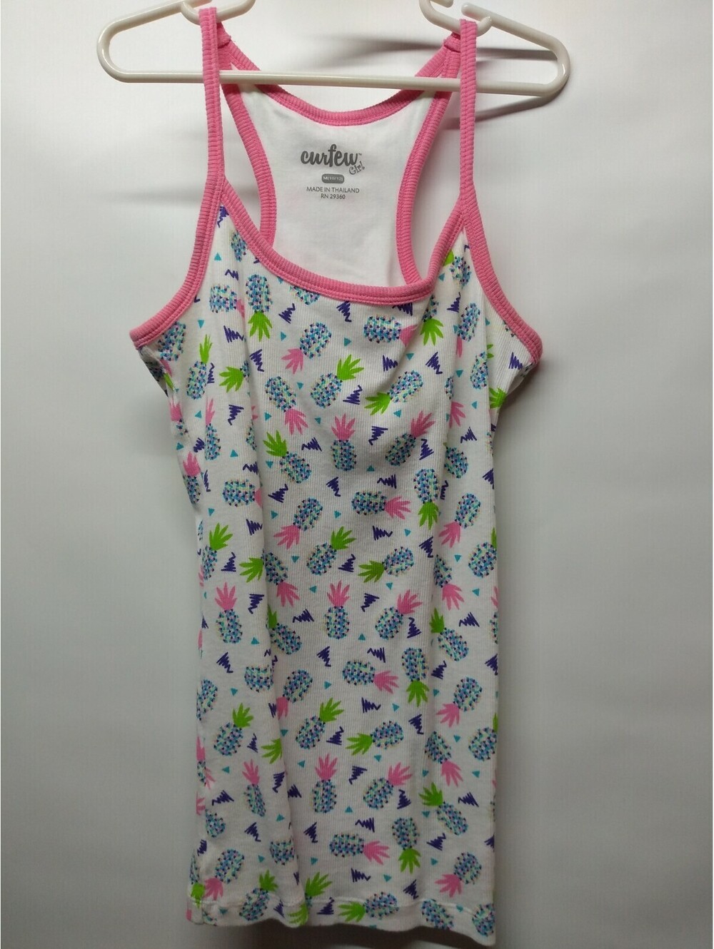 Curfew Girls Tank Top Size 10-12 Medium 028